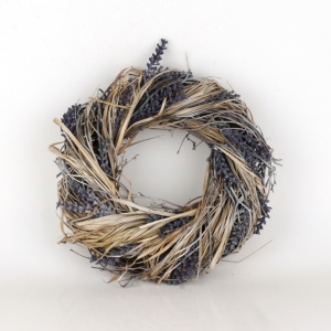 Věnec na dveře levandule 33cm