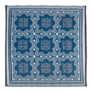 Venkovní koberec 152x241cm modro-bílý