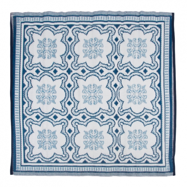 Venkovní koberec 152x241cm modro-bílý