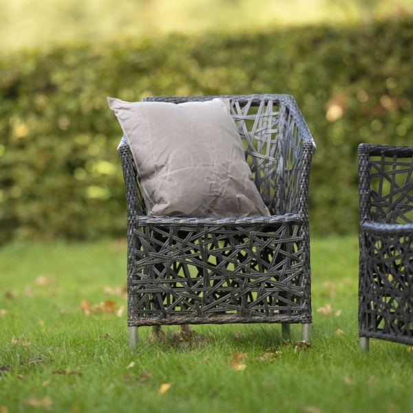 Venkovní polštář 47,5 x 47,5 cm voskované plátno