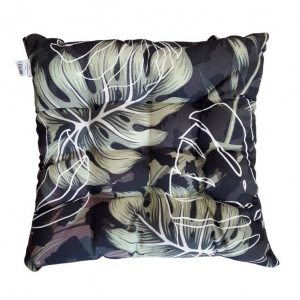 Venkovní polštář listy 46x46cm
