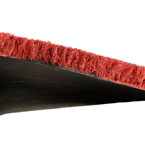 Venkovní rohožka Jablka zeleno/červená 74x42cm