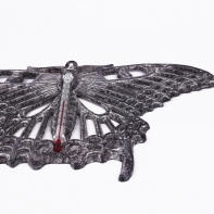 Venkovní teploměr motýl 28x17cm