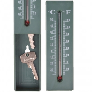 Venkovní teploměr se skrýší na klíče  5,2x2,8x16,2cm