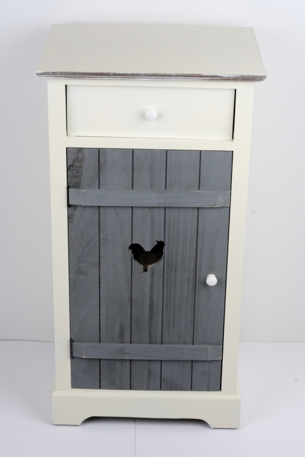 Venkovská komoda se slepicí 45x35x85cm