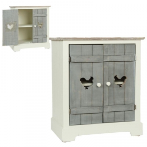 Venkovská komoda se slepicí 53x35x63cm