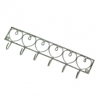 Věšáček se srdíčky 6 háčků 34cm