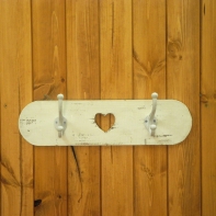 Věšák do předsíně dřevěný 45cm