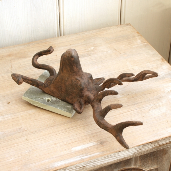 Věšák dvojháček jelen 25x22cm