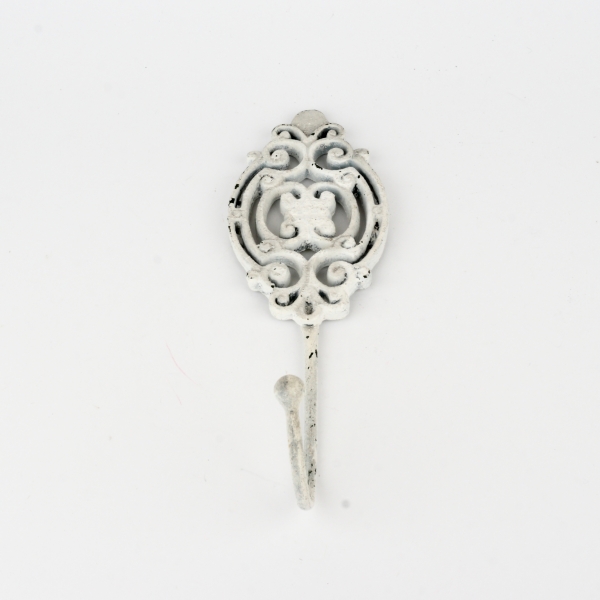 Věšák háček kov s patinou 