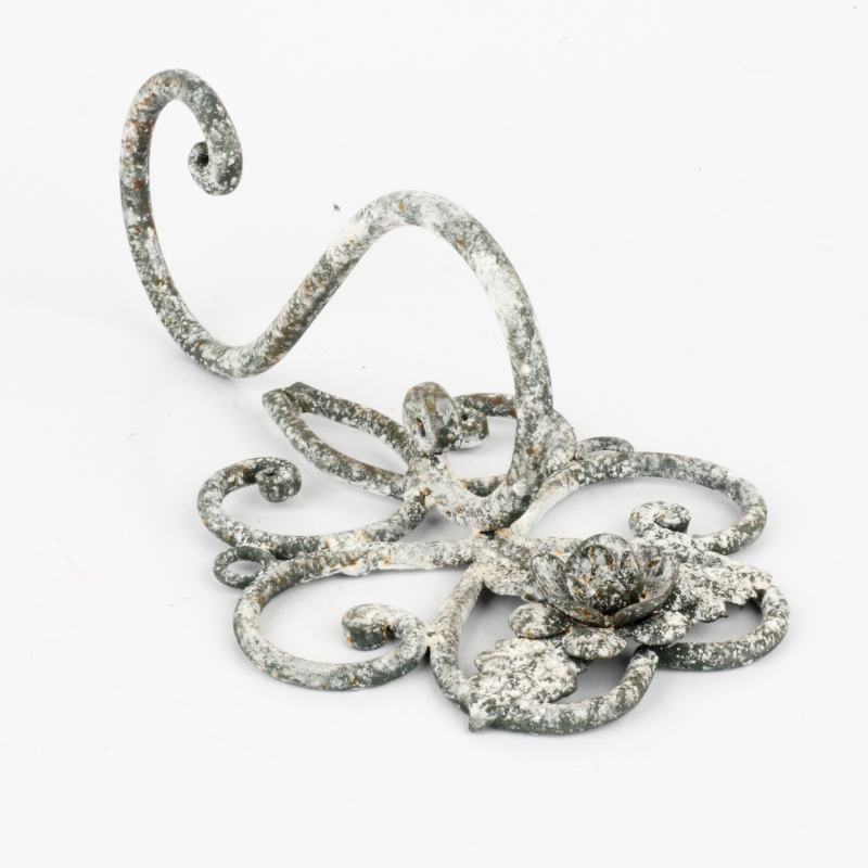 Věšák háček s výraznou patinou 21cm