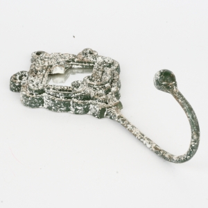 Věšák háček starobylý se zrcadlem 21,5cm