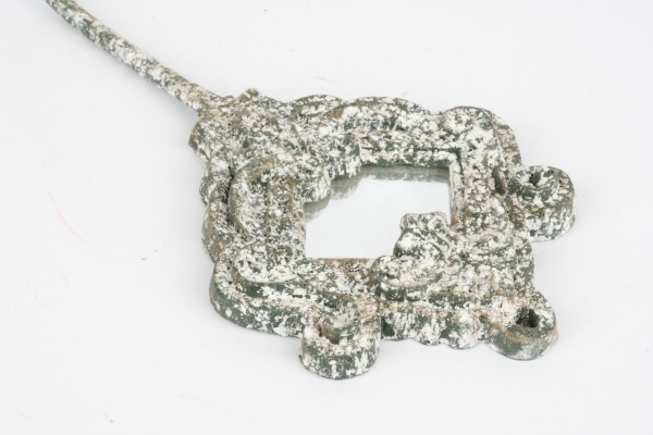 Věšák háček starobylý  se zrcadlem 21,5cm