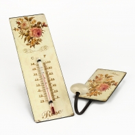 Věšák kovový růže 7x12cm