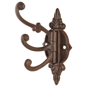 Věšák litinový otočný trojháček 