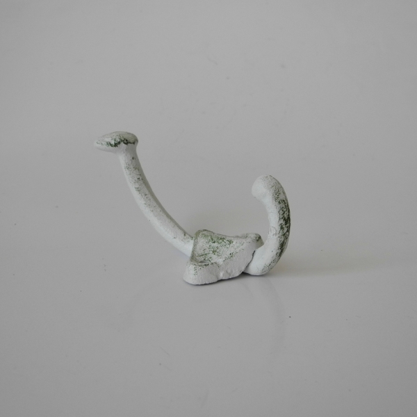 Věšák na kabáty bílý 4x9x4cm