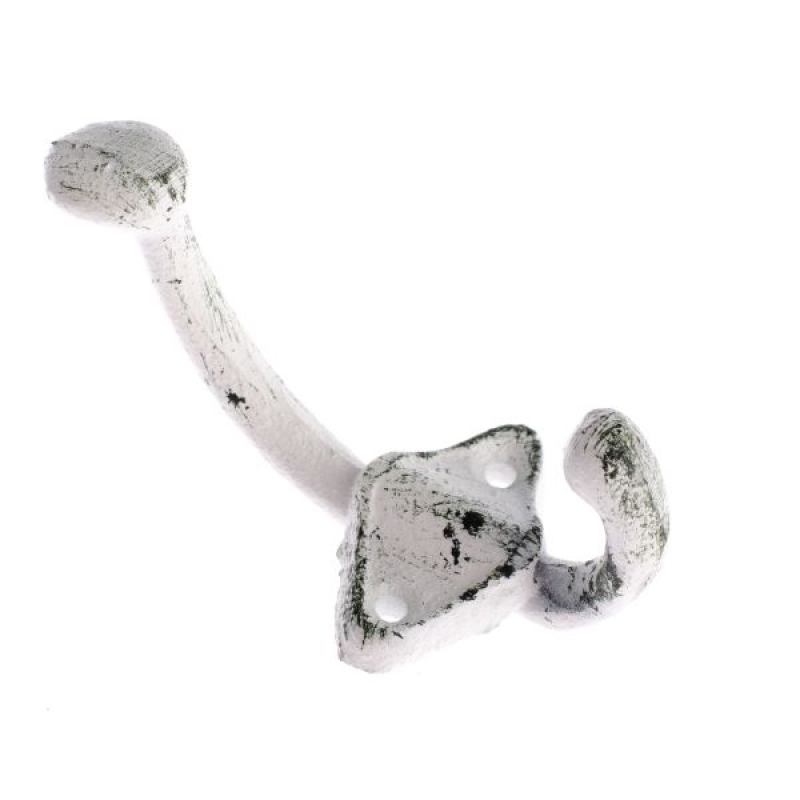 Věšák na kabáty bílý 4x9x4cm