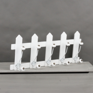 Věšák na kabáty s keramickými kuličkami 65x27cm