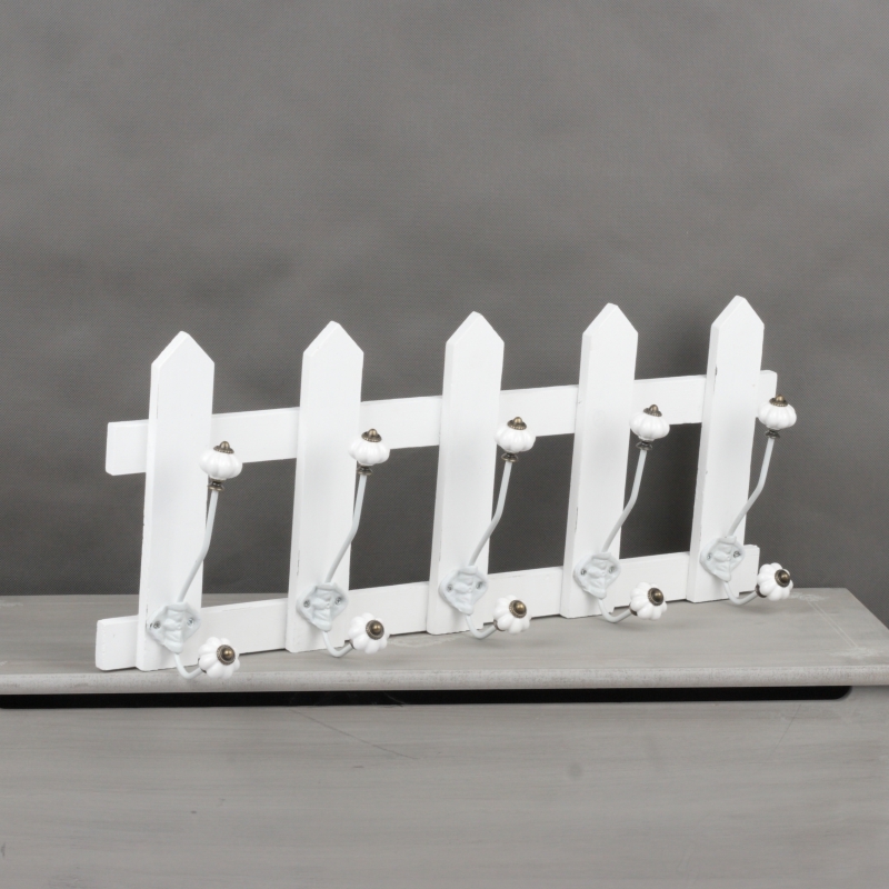 Věšák na kabáty s keramickými kuličkami 65x27cm