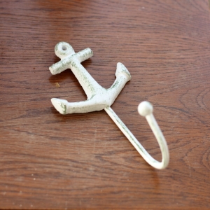 Věšák na klíče kotva 8 × 13,3 × 5 cm