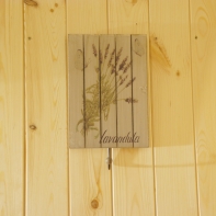 Věšák na klíče Levandule