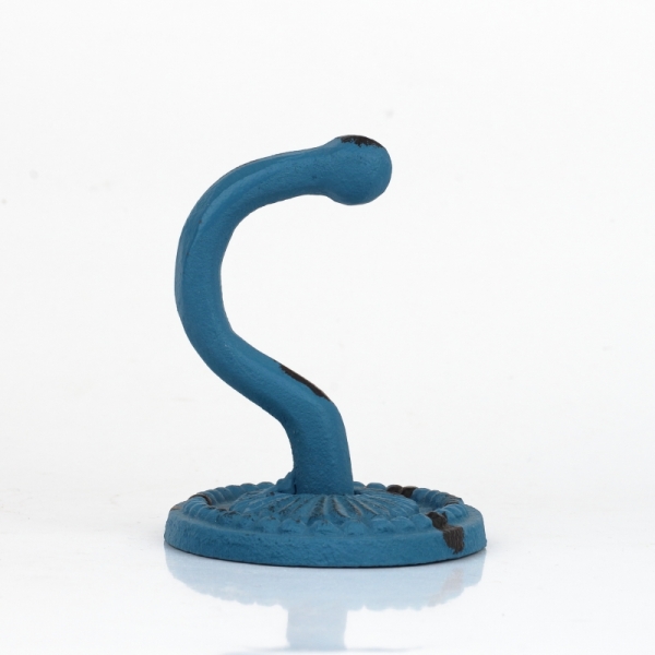 Věšák na klíče retro modrý 8,5x6cm