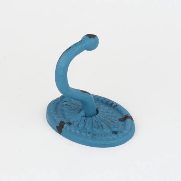 Věšák na klíče retro modrý 8,5x6cm