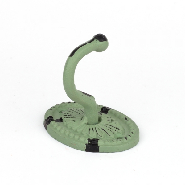 Věšák na klíče retro zelený 8,5x6cm