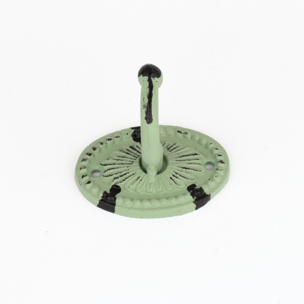 Věšák na klíče retro zelený 8,5x6cm