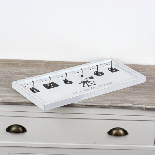 Věšák na klíče s čísly 51x23cm