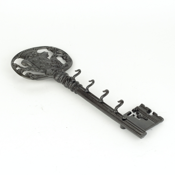 Věšák na klíče v podobě historického klíče 26,5 x 11 cm kov