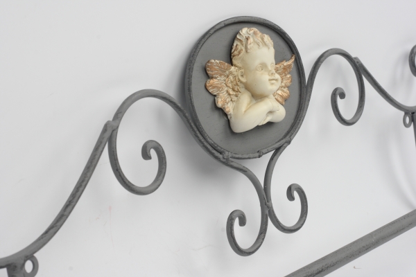 Věšák na ručníky anděl 53x8x22cm