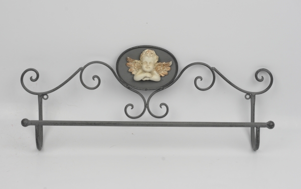 Věšák na ručníky anděl 53x8x22cm