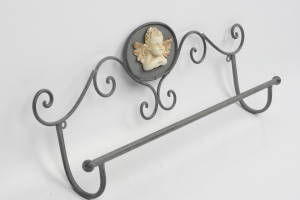 Věšák na ručníky anděl 53x8x22cm