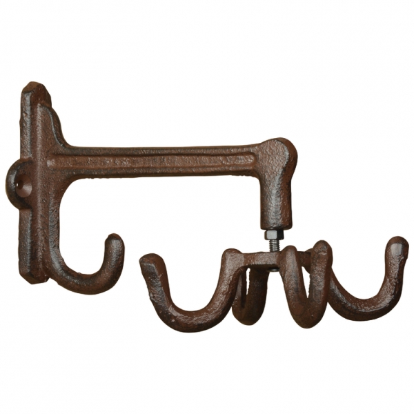 Věšák na ručníky otočný litinový