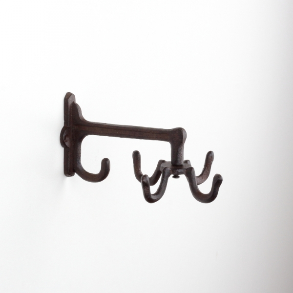 Věšák na ručníky otočný litinový