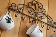 Věšák na utěrky/hrníčky 35x18x2cm