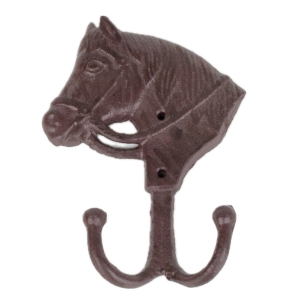 Věšák na zeď hlava koně 16cm