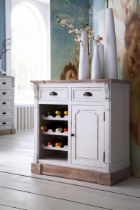 Vinotéka dřevěná Provence 84x81x40cm