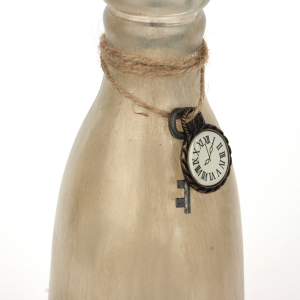 Vintage dekorace láhev Hotel de Paris 27cm