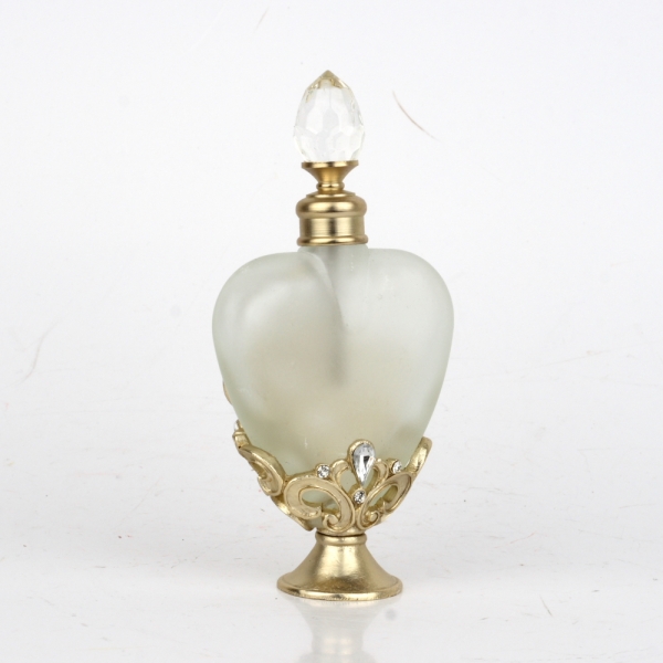 Vintage flakon na parfém zlatý 15,8cm