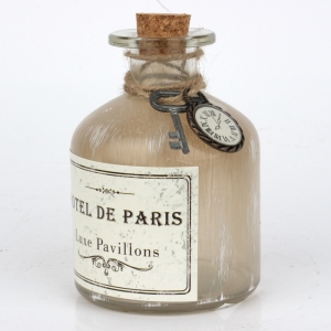 Vintage lahvička s korkovým špuntem 9cm