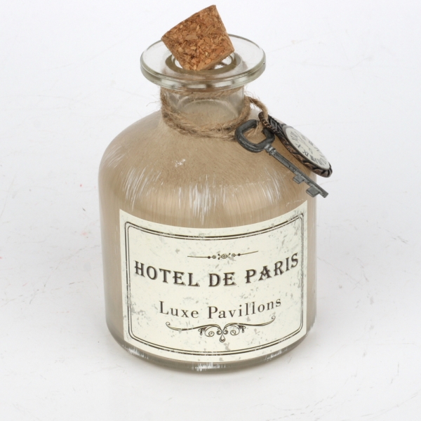 Vintage lahvička s korkovým špuntem 9cm