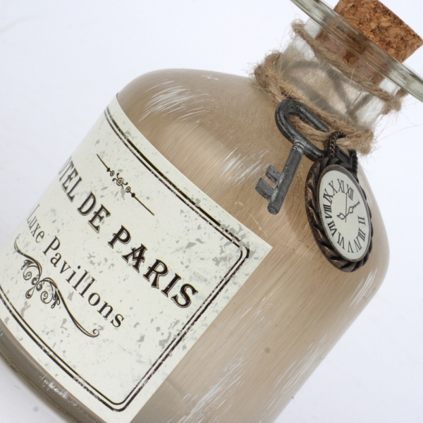 Vintage lahvička s korkovým špuntem 9cm