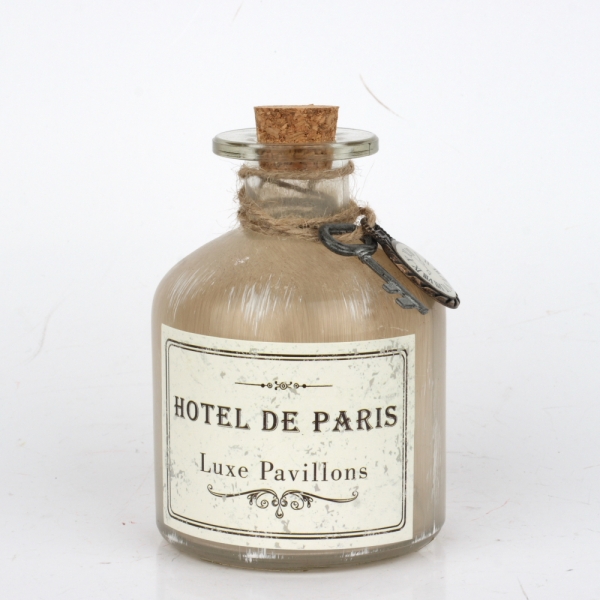 Vintage lahvička s korkovým špuntem 9cm