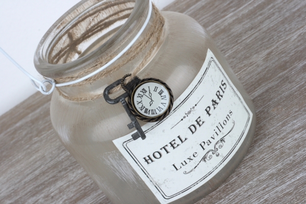 Vintage svícen Hotel de Paris 12cm