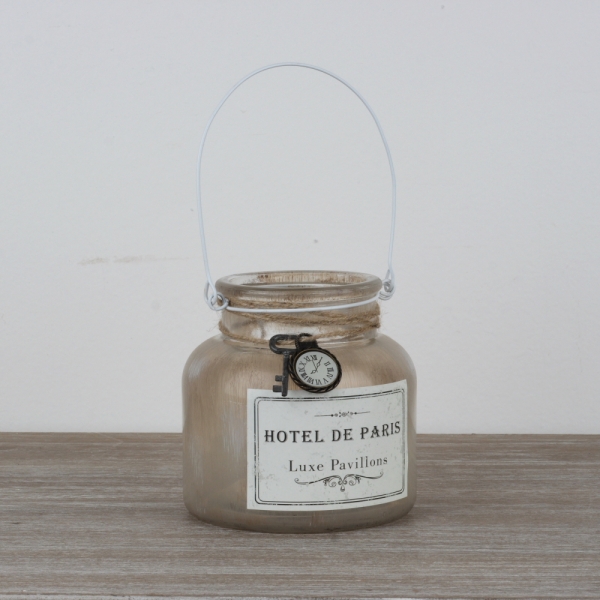 Vintage svícen Hotel de Paris 12cm