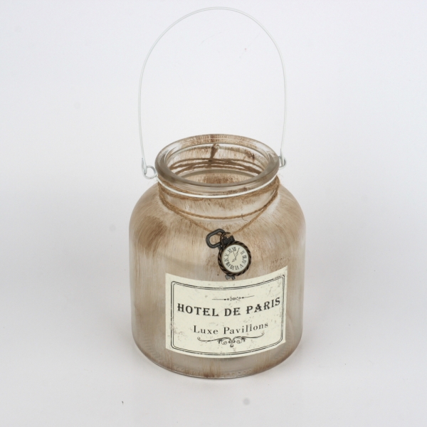 Vintage svícen Hotel de Paris 17cm