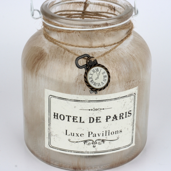 Vintage svícen Hotel de Paris 17cm