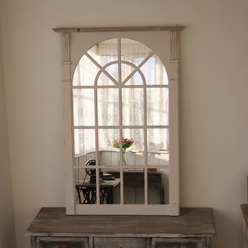 Vitrážové zrcadlo Provence 66,5x100x4 cm